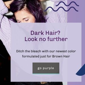overtone Makeup - BNIB Overtone Purple for brown hair no bleaching overtone Makeup - BNIB Overtone Purple for brown hair no bleaching